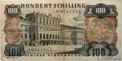 100 Schilling AUSTRIA  1960 P.138a F+