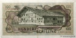 100 Schilling AUSTRIA  1969 P.146 VF+