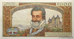 5000 Francs HENRI IV FRANCIA  1958 F.49.06 EBC