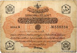 20 Piastres TURKEY  1917 P.097
