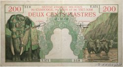 200 Piastres - 200 Dong INDOCHINA  1953 P.109 MBC