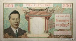 200 Piastres - 200 Dong INDOCHINA  1953 P.109 MBC