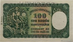 100 Korun Spécimen TCHÉCOSLOVAQUIE  1945 P.052s pr.NEUF