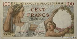100 Francs SULLY FRANCE  1939 F.26.16