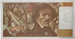 100 Francs DELACROIX imprimé en continu FRANCE  1991 F.69bis.04a SUP+