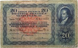 20 Francs SUISSE  1939 P.39i