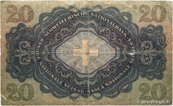 20 Francs SUISSE  1939 P.39i TB