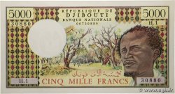 5000 Francs DJIBOUTI  1979 P.38a
