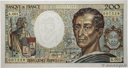200 Francs MONTESQUIEU Petit numéro FRANCE  1981 F.70.01A1