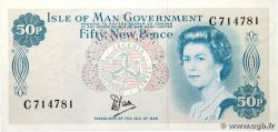 50 New Pence ÎLE DE MAN  1979 P.33a