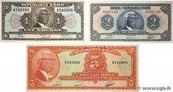 1, 2 et 5 Gourdes Lot HAÏTI  1979 P.210, P.231 et  P.232
