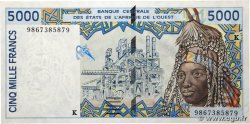 5000 Francs ÉTATS DE L AFRIQUE DE L OUEST  1998 P.713Kg