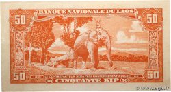 50 Kip LAOS  1957 P.05b SPL