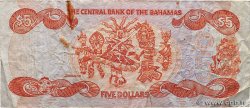 5 Dollars BAHAMAS  1984 P.45b F