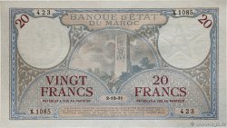 20 Francs MAROC  1931 P.18a SUP