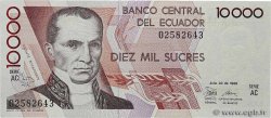 10000 Sucres ECUADOR  1988 P.127a UNC-