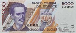 5000 Sucres ECUADOR  1991 P.128a UNC