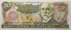 50 Colones COSTA RICA  1992 P.257a UNC
