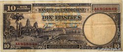 10 Piastres INDOCHINE FRANÇAISE  1947 P.080