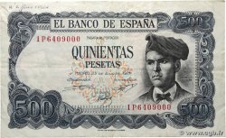 500 Pesetas SPANIEN  1971 P.153a