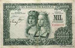 1000 Pesetas SPANIEN  1957 P.149a