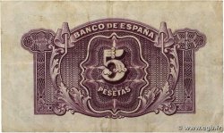 5 Pesetas SPANIEN  1935 P.085a fSS