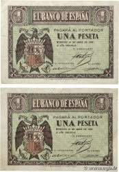 1 Peseta Lot SPANIEN  1938 P.108a