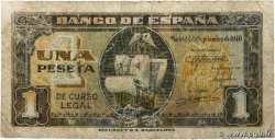1 Peseta SPANIEN  1940 P.122a