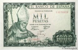 1000 Pesetas SPANIEN  1965 P.151