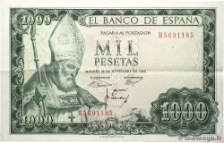 1000 Pesetas SPANIEN  1965 P.151