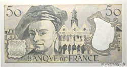 50 Francs QUENTIN DE LA TOUR FRANKREICH  1991 F.67.17 VZ+