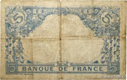5 Francs BLEU FRANKREICH  1913 F.02.21 SGE