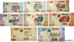100 au 20000 Ariary Lot MADAGASCAR  2017 P.097 au P.104 UNC-