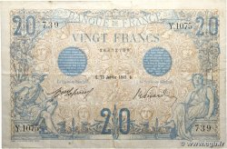 20 Francs BLEU FRANCIA  1912 F.10.02 BC+