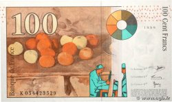 100 Francs CÉZANNE FRANCE  1998 F.74.02 XF