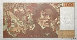 100 Francs DELACROIX 442-1 & 442-2 FRANKREICH  1995 F.69ter.02c fVZ