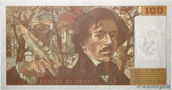 100 Francs DELACROIX 442-1 & 442-2 FRANKREICH  1995 F.69ter.02b VZ