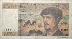 20 Francs DEBUSSY à fil de sécurité Faux FRANKREICH  1992 F.66bis.03x