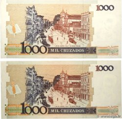 1000 Cruzados Consécutifs BRASILIEN  1988 P.213b fVZ
