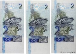 2 Reals Lot BRASILIEN  2001 P.249 fST+