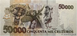 50000 Cruzeiros BRAZIL  1992 P.234a VF+