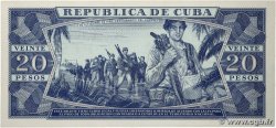 20 Pesos CUBA  1961 P.097a AU