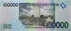 100000 Dobras SAO TOME E PRINCIPE  2005 P.069a q.FDC