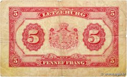 5 Francs LUXEMBOURG  1944 P.43b B