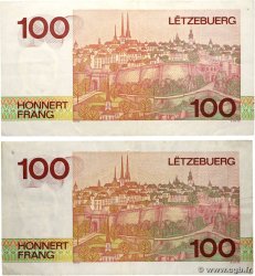 100 Francs Lot LUXEMBOURG  1993 P.58b F+