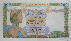 500 Francs LA PAIX FRANCE  1941 F.32.13 pr.NEUF