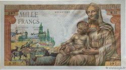 1000 Francs DÉESSE DÉMÉTER FRANCE  1942 F.40.01 pr.NEUF