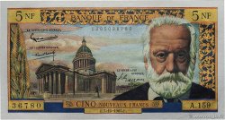 5 Nouveaux Francs VICTOR HUGO FRANCE  1965 F.56.20