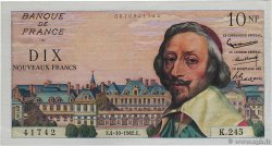10 Nouveaux Francs RICHELIEU FRANCE  1962 F.57.21