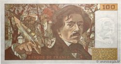 100 Francs DELACROIX modifié FRANKREICH  1989 F.69.13b fST+